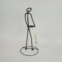 Load image into Gallery viewer, Vintage 1990s Live Metal Works "Monk offering" candle holder
