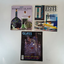 Load image into Gallery viewer, Lot Stained Glass Basics Book and 3 Stained Glass Magazines