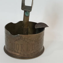 Load image into Gallery viewer, Trench Art Ash Tray 1914-1918 World War French 75mm Shell Imperial German Button