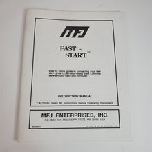 Load image into Gallery viewer, VTG Original 1993 MFJ Multi-Mode Data Controller Fast Start Instruction Manual