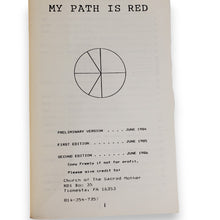 Load image into Gallery viewer, Book: MY PATH IS RED by Sky Bear Turock 2nd Edition June 1986