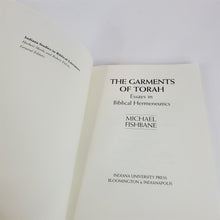 Load image into Gallery viewer, The Garments of Torah: Essays in Biblical Hermeneutics by Michael Fishbane