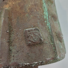 Load image into Gallery viewer, Cast Bronze Wind Bell/Chime 24" Arcosanti Paolo Soleri. Great Patina