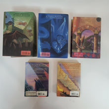 Load image into Gallery viewer, Lot of 5 Harry Potter Books by J. K. Rowling. Two paperback, three hardcover.