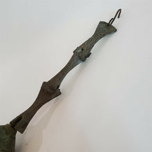 Load image into Gallery viewer, Cast Bronze Wind Bell/Chime 24" Arcosanti Paolo Soleri. Great Patina