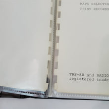 Load image into Gallery viewer, Vintage Original TRS-80 MTC AIDS-II &amp; CALCS IV Software &amp; Manual data management
