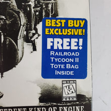 Load image into Gallery viewer, 1998 Railroad Tycoon II (2) Big Box PC Game RARE Best Buy Edition w/ Tote Bag
