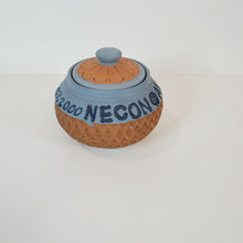 Load image into Gallery viewer, Vintage Y2K Necon Air Airlines Happy New Year 2000 Ceramic Terra Cotta Jar
