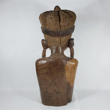 Load image into Gallery viewer, Primitive Hand Carved Bust - African Princess Heavy Ironwood 29" tall Sculpture