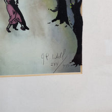 Load image into Gallery viewer, Moonlight Dance 3D Glass Serigraph Painting Jean Pierre Weill Limited 244/450