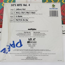 Load image into Gallery viewer, Lot of 4 Pioneer Karaoke 50's Hits Vols 1, 4, 9 and 10 - 1950s 8" Mini Laserdisc