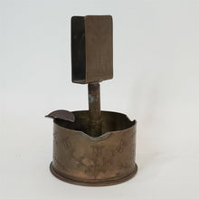 Load image into Gallery viewer, Trench Art Ash Tray 1914-1918 World War French 75mm Shell Imperial German Button