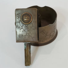 Load image into Gallery viewer, Trench Art Ash Tray 1914-1918 World War French 75mm Shell Imperial German Button