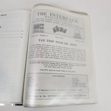 Load image into Gallery viewer, Vintage 1991 The Interface Newsletter 9 Issues San Gabriel Tandy User's Group