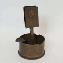 Load image into Gallery viewer, Trench Art Ash Tray 1914-1918 World War French 75mm Shell Imperial German Button