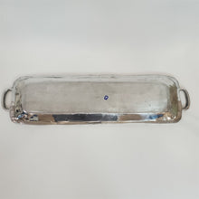 Load image into Gallery viewer, Rabbit Design Serving Tray in Polished Aluminum with Handles 19-1/2" Mexico