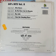Load image into Gallery viewer, Lot of 3 Pioneer Karaoke 60's Hits Vols 7, 8 &amp; 45 - 1960s 8 inch Mini Laserdisc