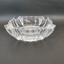 Load image into Gallery viewer, Vintage MCM Heavy Cut Crystal Square Ashtray Unique Patterned Center Dome