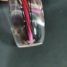 Load image into Gallery viewer, Schmidt Rhea Mini Handblown Glass Paperweight "Heartfelt" Pink