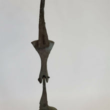 Load image into Gallery viewer, Cast Bronze Wind Bell/Chime 24" Arcosanti Paolo Soleri. Great Patina