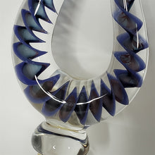 Load image into Gallery viewer, Payton Flameworks Harp with Swirls handblown glass bottle stopper
