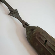 Load image into Gallery viewer, Cast Bronze Wind Bell/Chime 24" Arcosanti Paolo Soleri. Great Patina