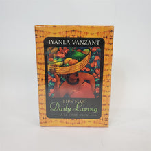Load image into Gallery viewer, Tips for Daily Living by Iyanla Vanzant (2003, Cards,Flash Cards)