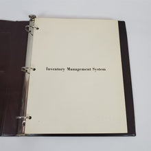 Load image into Gallery viewer, Vintage 1979 Original Radio Shack Inventory Management System Operation Manual