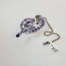 Load image into Gallery viewer, Freeform Payton flameworks handblown glass light//fan pull