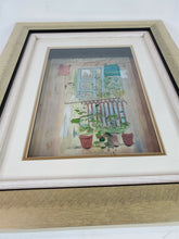 Load image into Gallery viewer, Flowers On Balcony 3D Glass Serigraph Painting Jean Pierre Weill Limited 82/450