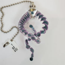 Load image into Gallery viewer, Freeform Payton flameworks handblown glass light//fan pull