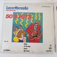 Load image into Gallery viewer, Lot of 4 Pioneer Karaoke 50's Hits Vols 1, 4, 9 and 10 - 1950s 8" Mini Laserdisc