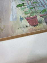 Load image into Gallery viewer, Flowers On Balcony 3D Glass Serigraph Painting Jean Pierre Weill Limited 82/450