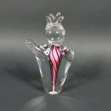 Load image into Gallery viewer, Schmidt Rhea Mini Handblown Glass Paperweight "Heartfelt" Pink