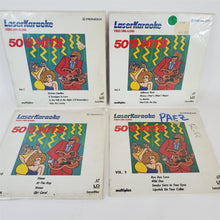 Load image into Gallery viewer, Lot of 4 Pioneer Karaoke 50's Hits Vols 1, 4, 9 and 10 - 1950s 8" Mini Laserdisc