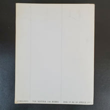 Load image into Gallery viewer, Materia Sole No. 12 Print by Paolo Tommasi L'Obelisco Rome Italy Invitation 1975