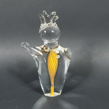 Load image into Gallery viewer, Schmidt Rhea Mini Handblown Glass Paperweight "Heartfelt" Gold #1