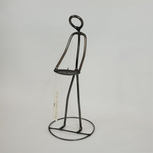 Load image into Gallery viewer, Vintage 1990s Live Metal Works "Monk offering" candle holder