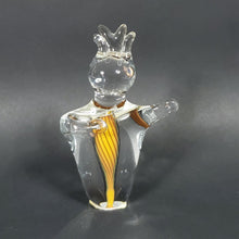Load image into Gallery viewer, Schmidt Rhea Mini Handblown Glass Paperweight "Heartfelt" Gold #1