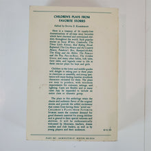 Load image into Gallery viewer, Lot of 3 Books: Dramatized Folk Tales; Children's Plays; The Big Book of Plays