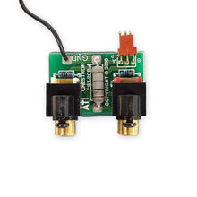 Load image into Gallery viewer, Crestron CRT-PCB-4 ATI Dual RCA Jack Circuit Board w/ GND Wire &amp; 3-Pin Header