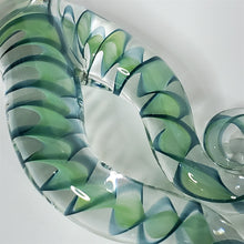 Load image into Gallery viewer, Payton Flameworks Curl with Swirls handblown glass bottle stopper