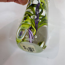 Load image into Gallery viewer, Schmidt Rhea Handblown glass Heartfelt Large 7" Paperweight Lime