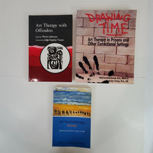 Load image into Gallery viewer, Lot of 3 books: Art Therapy in Groups, with Offenders &amp; in Prisons Psycotherapy
