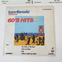 Load image into Gallery viewer, Lot of 3 Pioneer Karaoke 60's Hits Vols 7, 8 &amp; 45 - 1960s 8 inch Mini Laserdisc