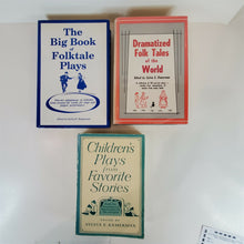 Load image into Gallery viewer, Lot of 3 Books: Dramatized Folk Tales; Children's Plays; The Big Book of Plays