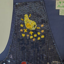 Load image into Gallery viewer, The Quacker Factory Women's Roosters Chick Chicken Sequined Vest Size M