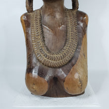 Load image into Gallery viewer, Primitive Hand Carved Bust - African Princess Heavy Ironwood 29" tall Sculpture