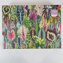 Load image into Gallery viewer, Lot of 2 Jigsaw Puzzles 1000 Pcs w/Poster JUNGLE, HOUSEPLANT JUNGLE