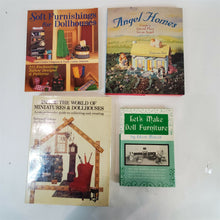 Load image into Gallery viewer, Lot of 4 Books Doll Furniture; Angel Homes; Dollhouses